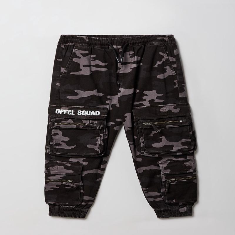 Boys Zip Pocket Cargo Jogger