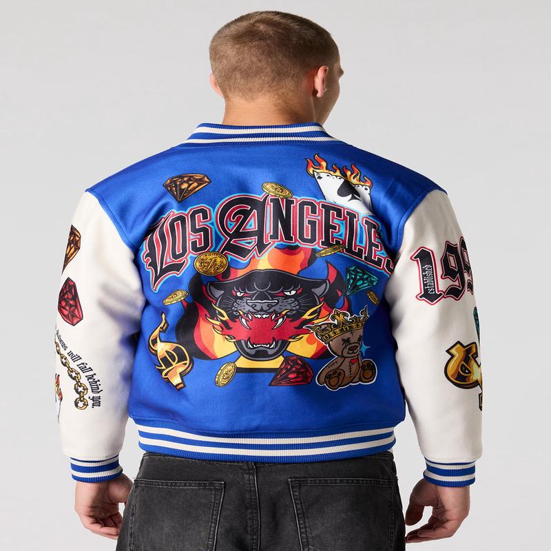 Chenille Embroidered Varsity Jacket