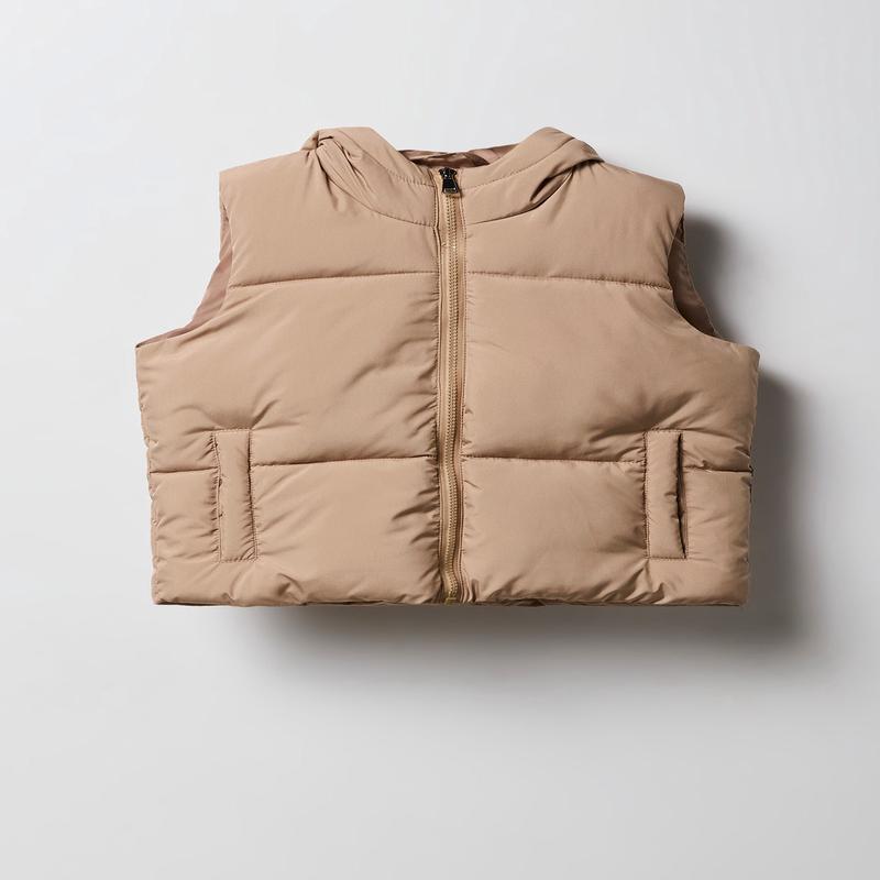 Girls Hooded Puffer Vest