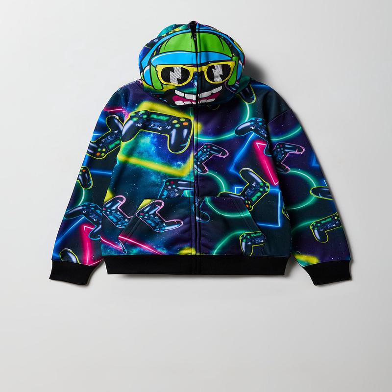 Kids Gamer Full Zip Hoodie
