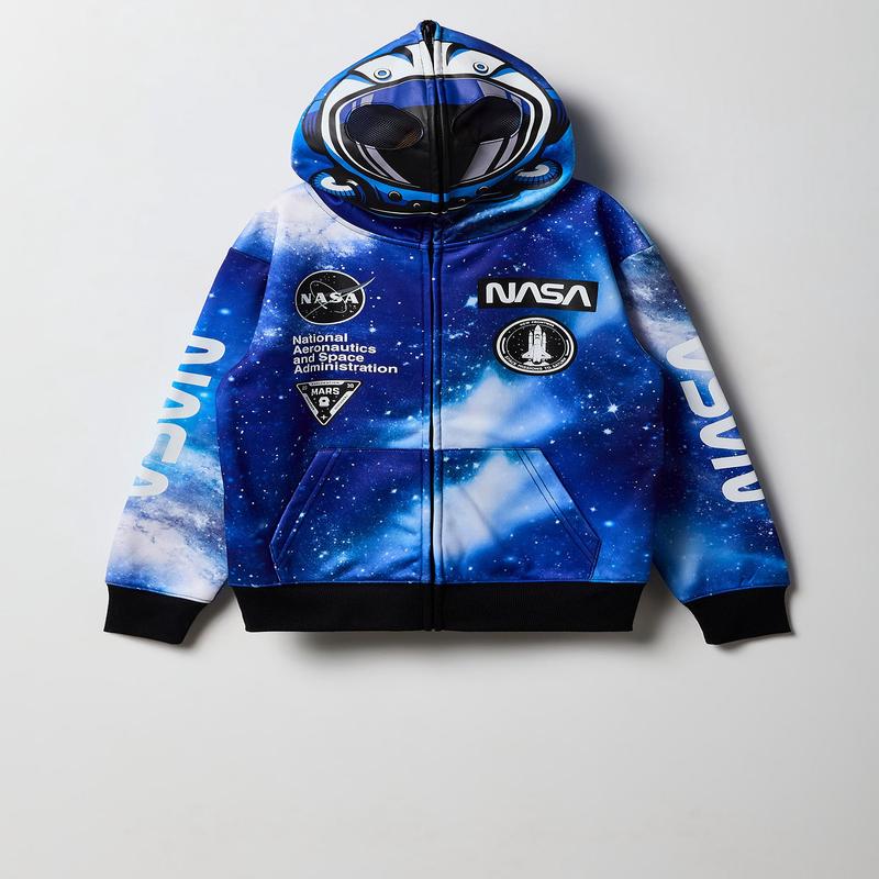 Kids NASA Full Zip Hoodie