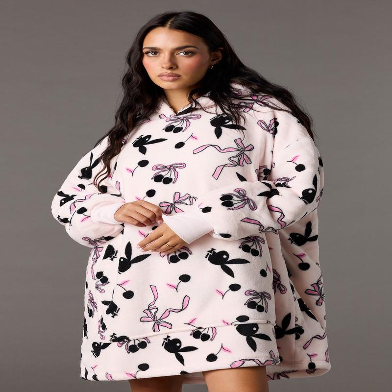 Playboy Plush Blanket Hoodie Humungo