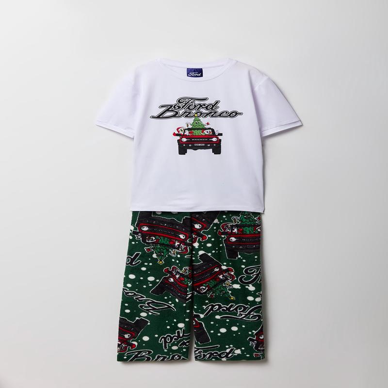 Boys Ford Bronco Christmas 2 Piece Pajama Set