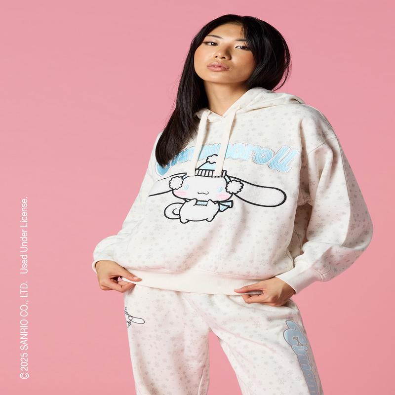 Cinnamoroll Holiday Embroidered Hoodie