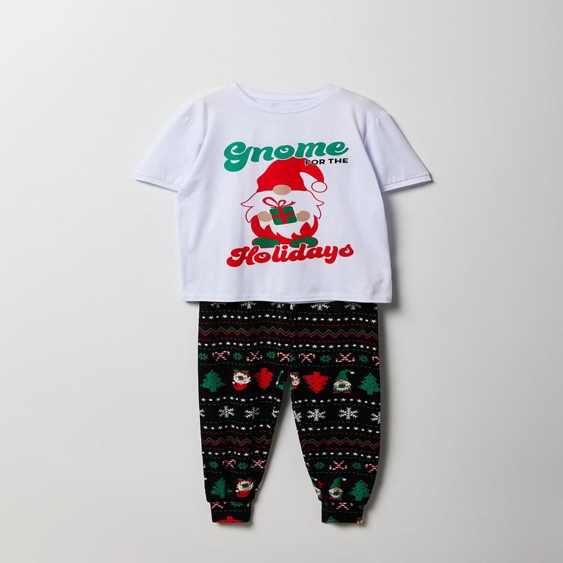 Kids Fammy Jammies Gnome for the Holidays Pajama Set