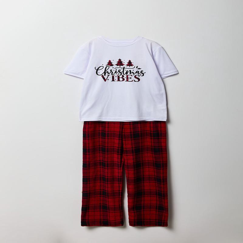Kids Fammy Jammies Merry Christmas Pajama Set