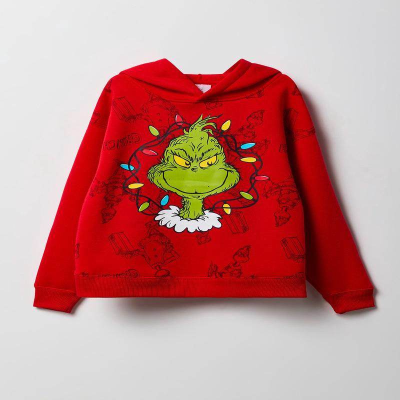 Kids The Grinch Fleece Hoodie