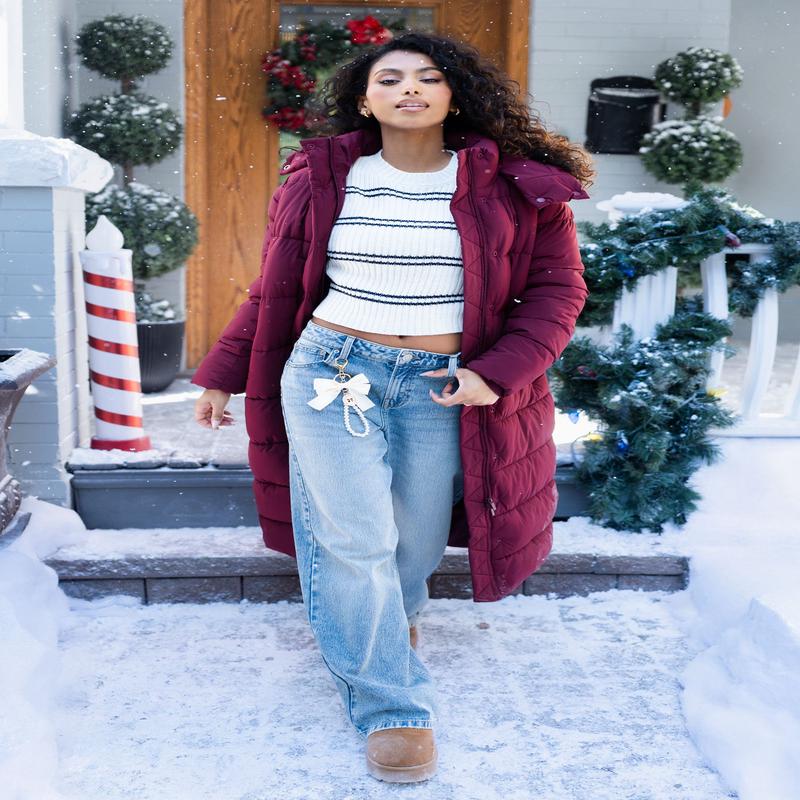 Low Rise Baggy Jean with Charm