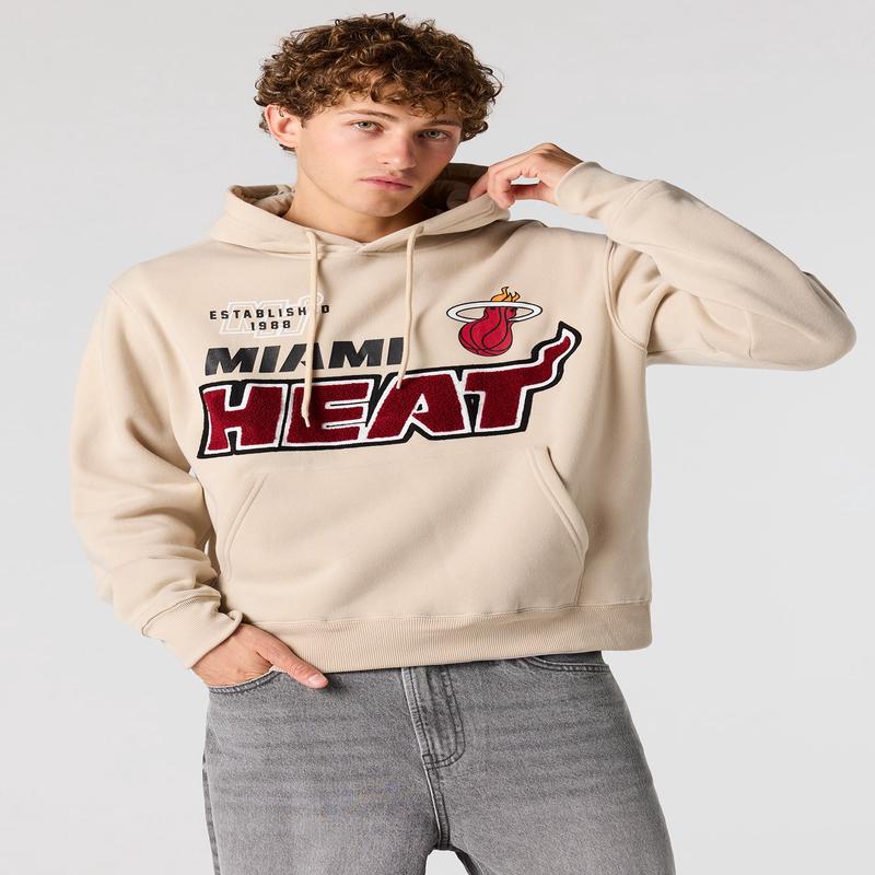 Miami Heat Chenille Embroidered Hoodie