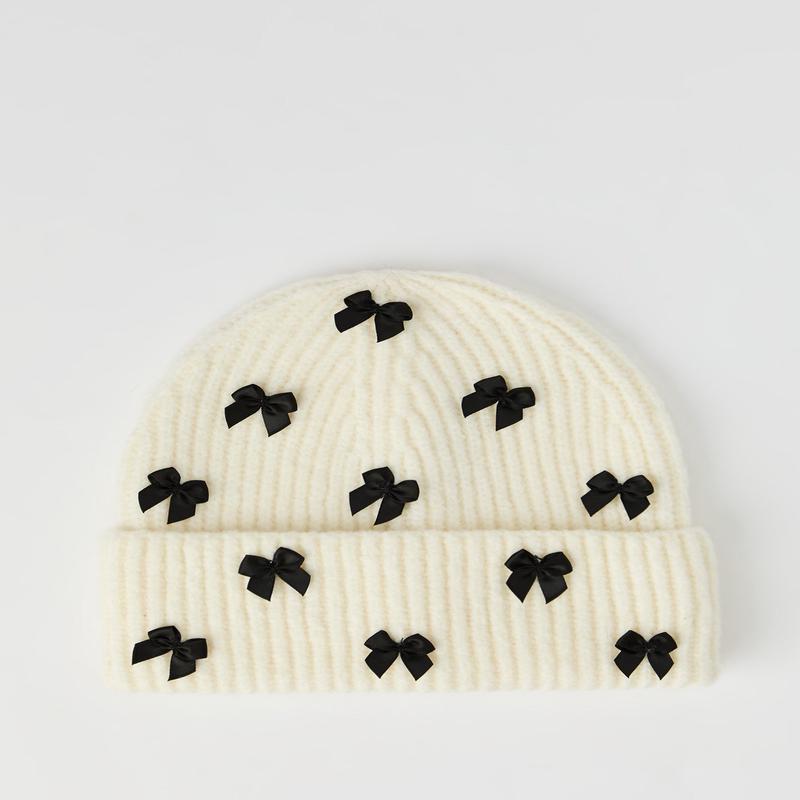 Mini Bow Beanie