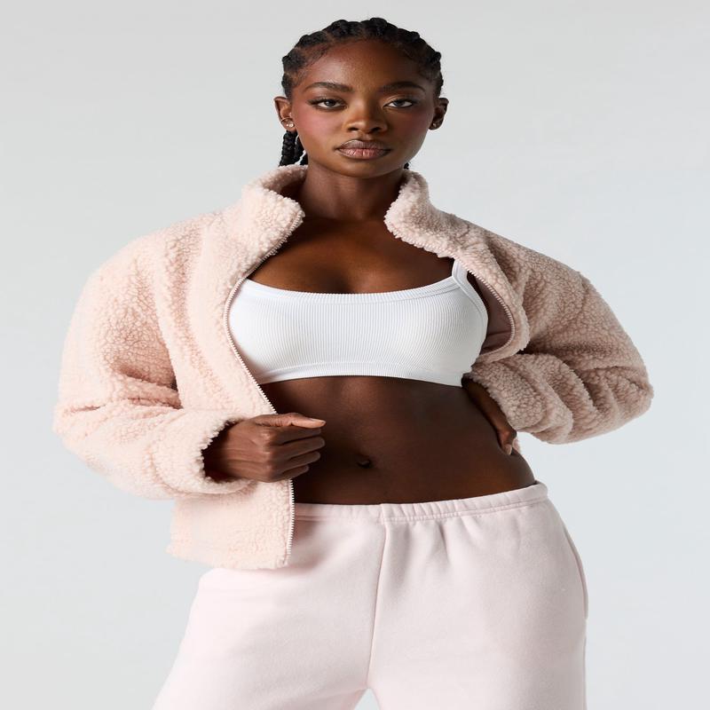 Sherpa Zip-Up Jacket