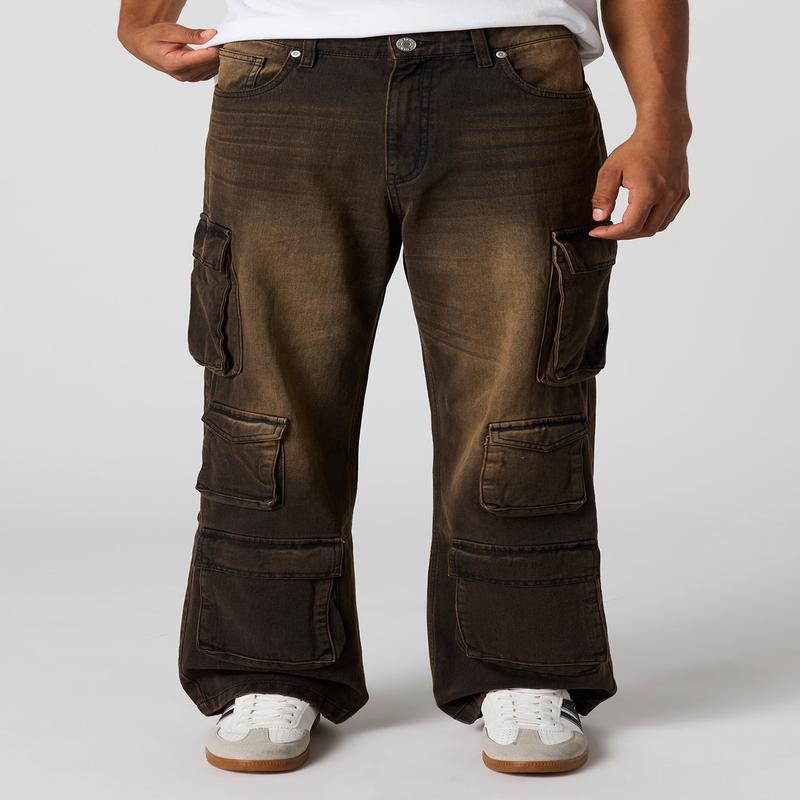 Baggy Multi Pocket Cargo Jean