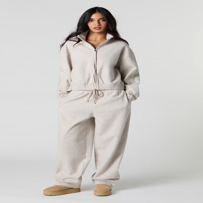 Drawstring Barrel Leg Pant