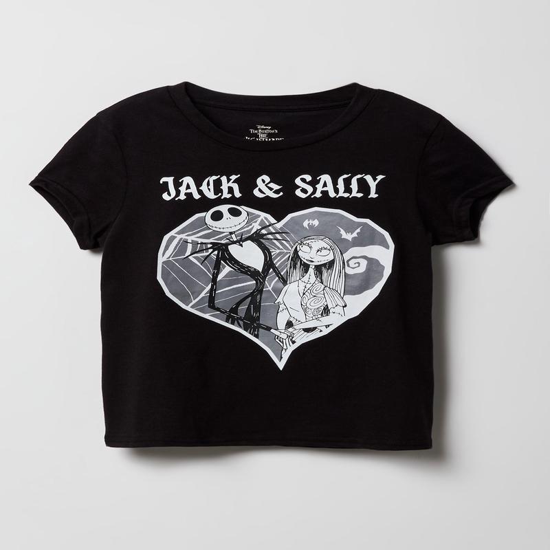 Girls Jack & Sally Graphic T-Shirt