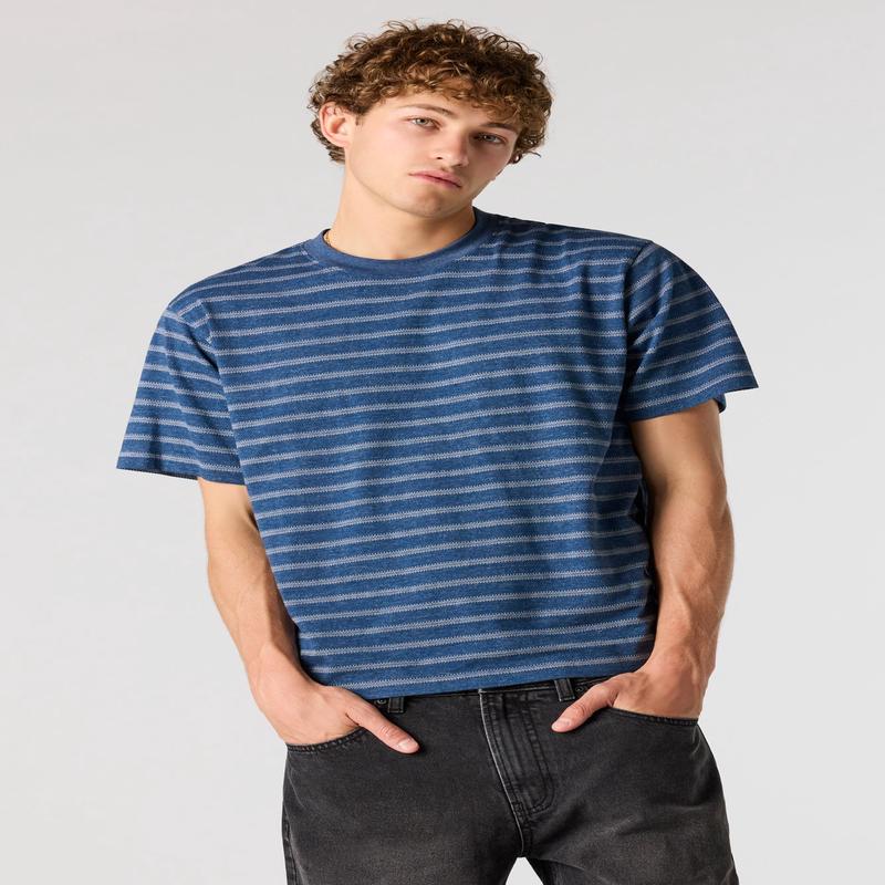 Jacquard Striped T-Shirt