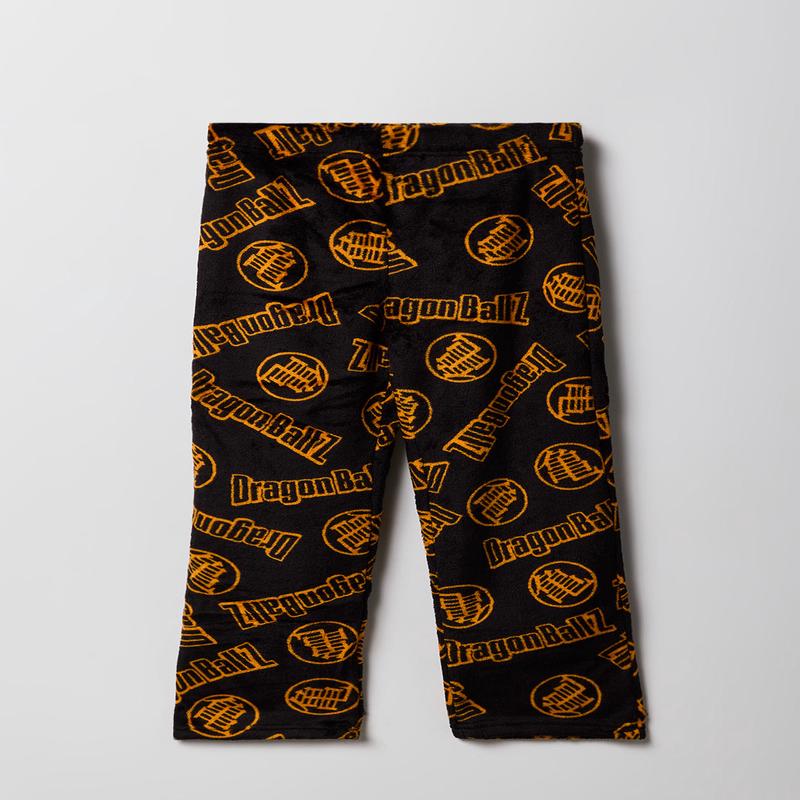 Kids Dragon Ball Z Print Plush Pajama Pant