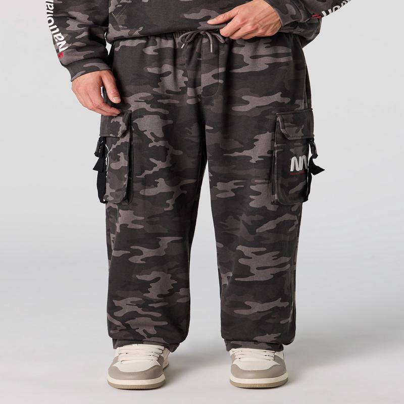 NASA Graphic Fleece Cargo Sweatpant