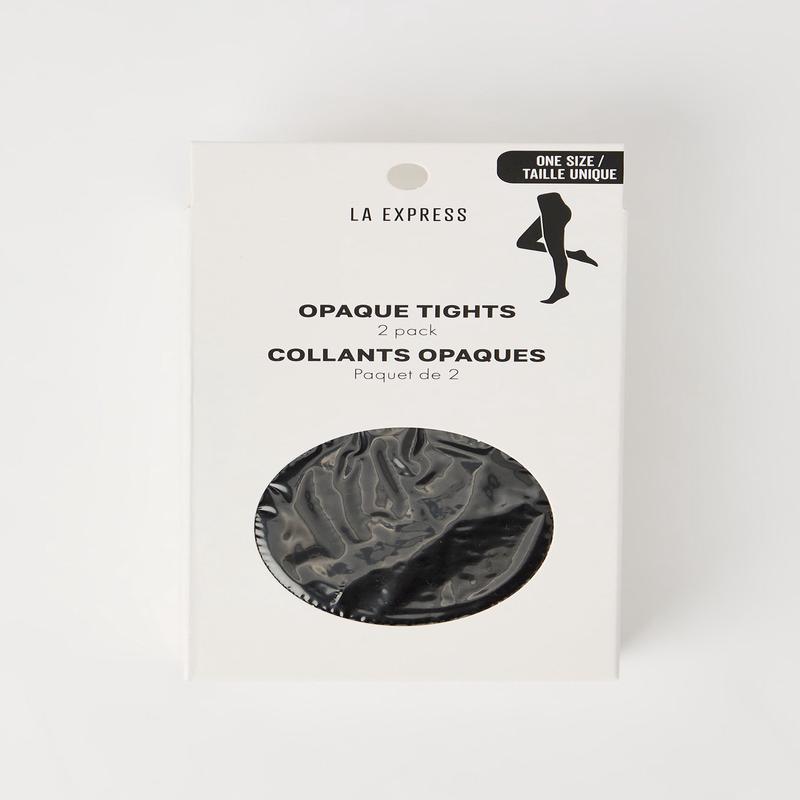 Opaque Tights (2 Pack)