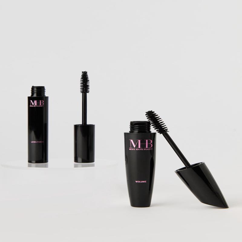 Black Lengthening & Volumizing Mascara Set (2 Pcs)