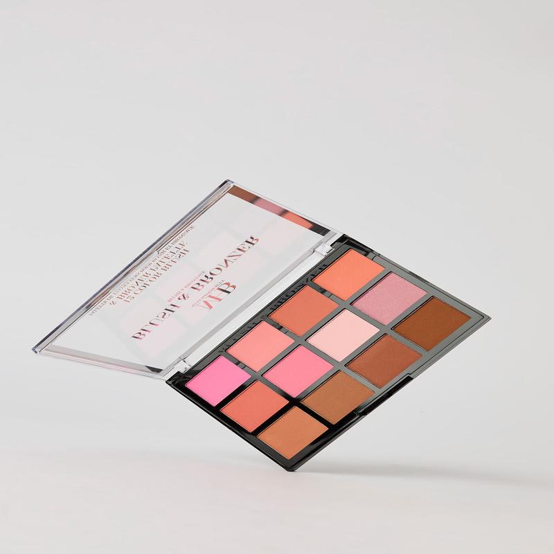 Blush & Bronzer Makeup Palette (12 Colours)