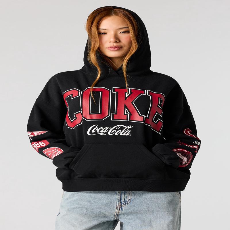 Coke HD Print Hoodie