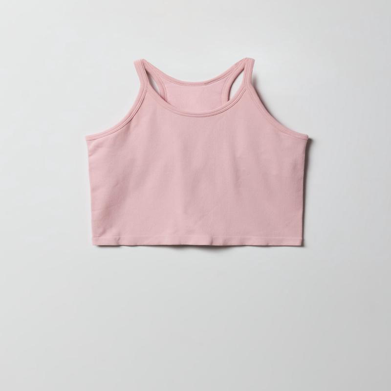 Girls Active Seamless Tank with Built-In Cups
