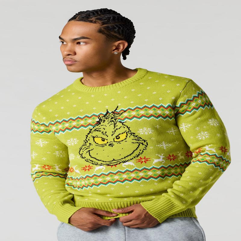 The Grinch Jacquard Knit Christmas Sweater