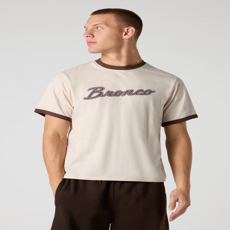 Ford Bronco Flocked Print T-Shirt