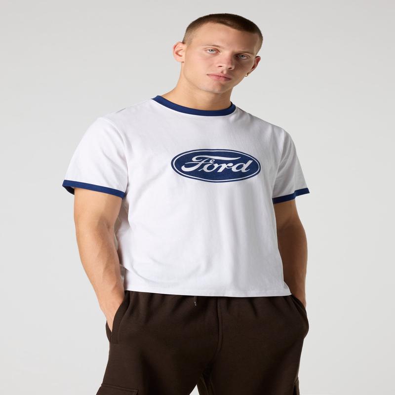 Ford Flocked Print T-Shirt