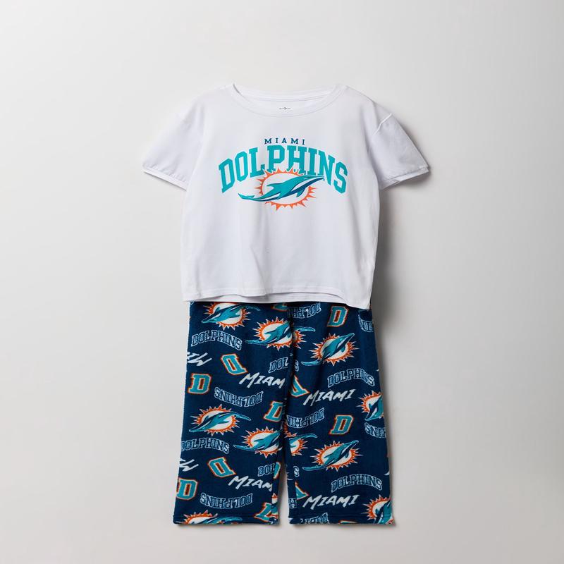 Kids Miami Dolphins T-Shirt & Pant Pajama Set