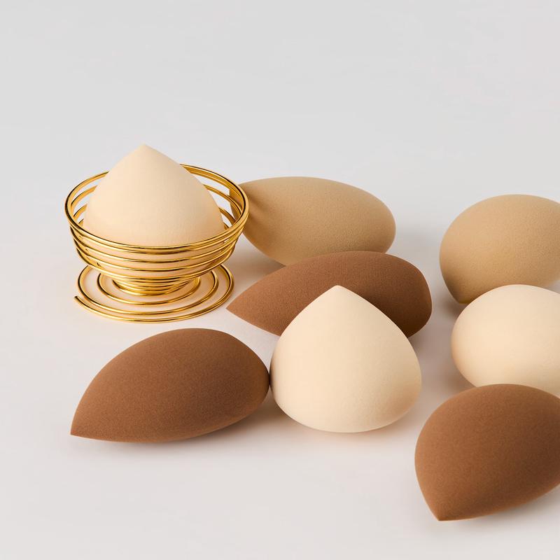 Makeup Sponge & Sponge Holder Set (8 Pcs)