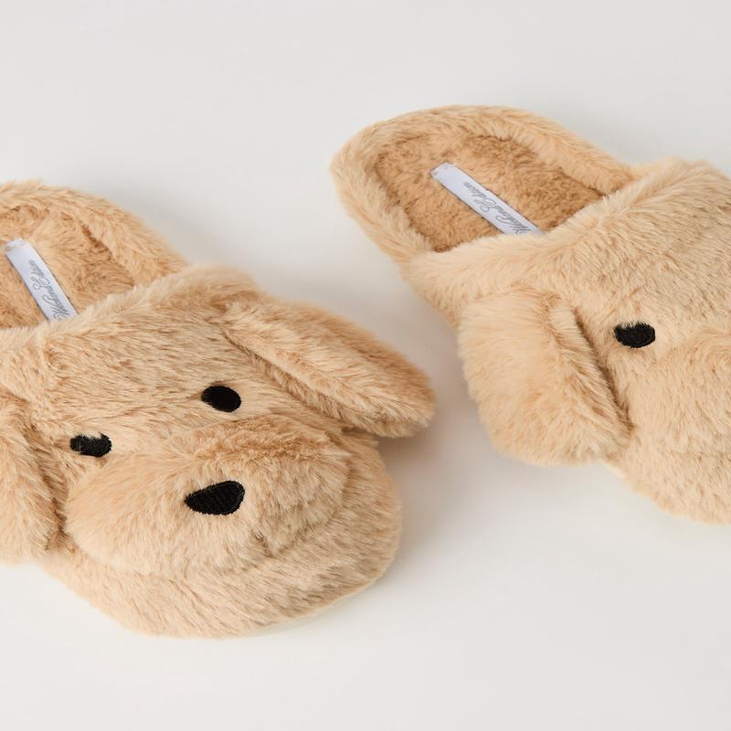 Plush Dog Slipper