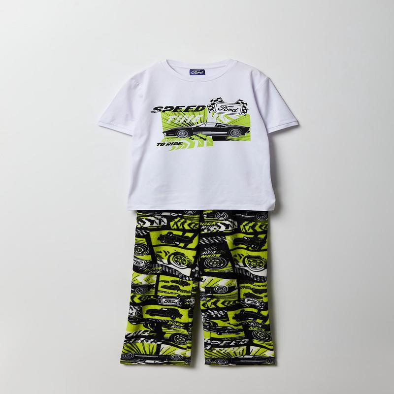 Kids Ford T-Shirt & Plush Pant Pajama Set