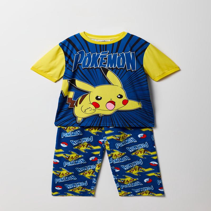 Kids Pokmon Graphic T-Shirt & Plush Pajama Pant Set