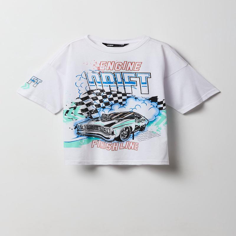 Kids Racing Graphic T-Shirt