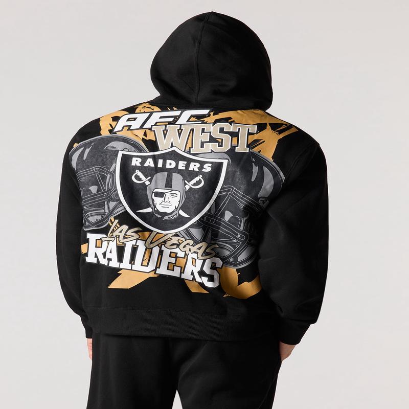 Las Vegas Raiders Football Graphic Fleece Hoodie