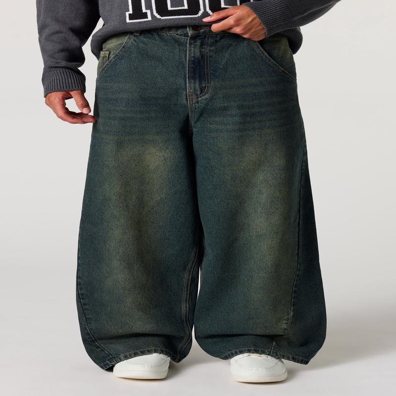 Ultra Baggy Jean with Graphic Pocket