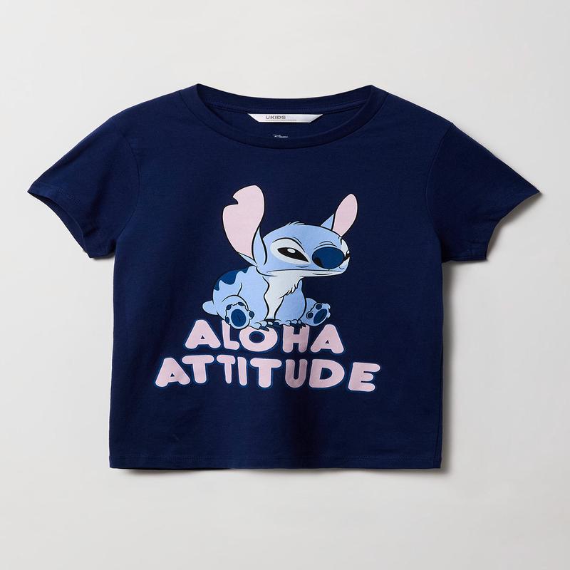 Girls Stitch Attitude Graphic T-Shirt