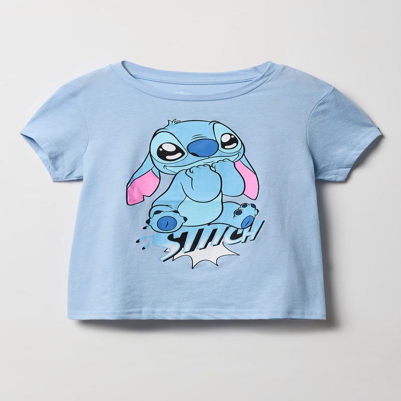 Girls Stitch Cute Graphic T-Shirt