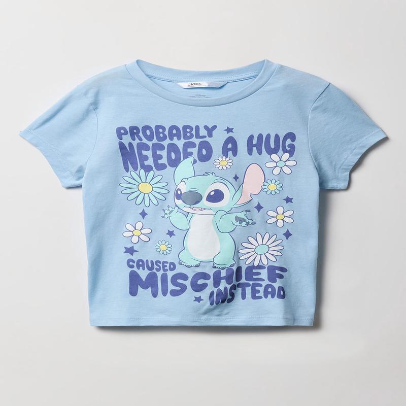 Girls Stitch Hug Graphic T-Shirt