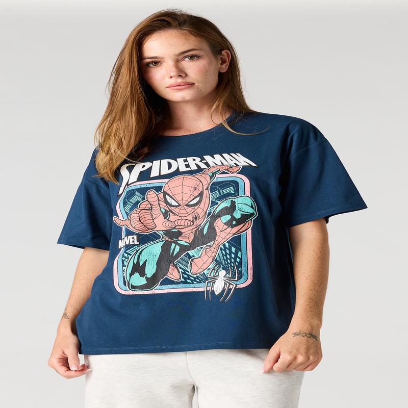 Spiderman Graphic Boyfriend T-Shirt