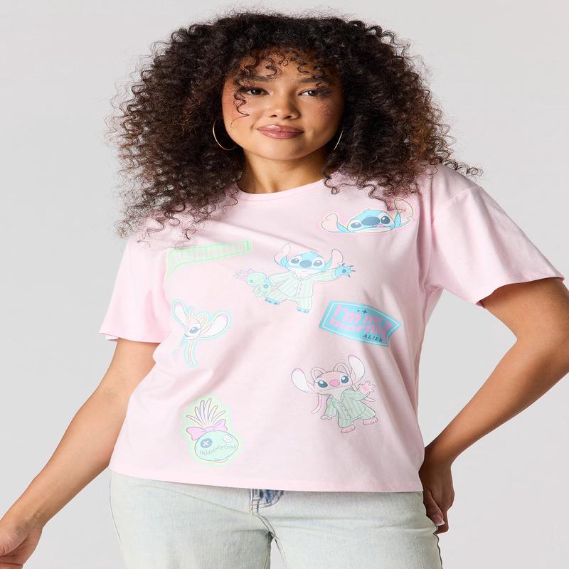 Stitch Graphic Boyfriend T-Shirt
