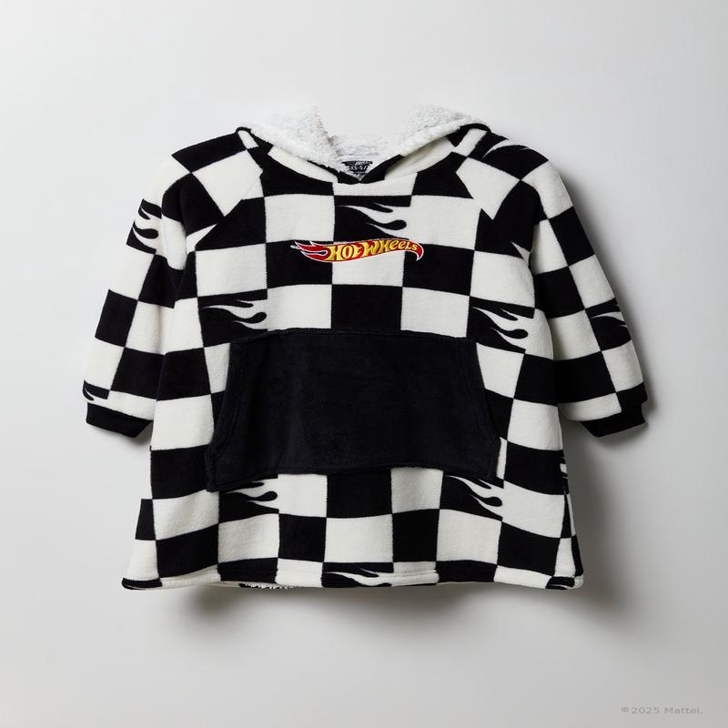 Hot Wheels Kids Plush Blanket Hoodie