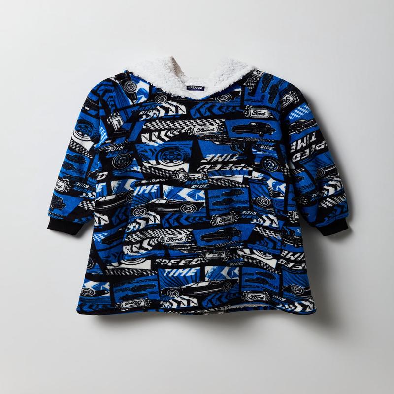 Kids Ford Plush Blanket Hoodie