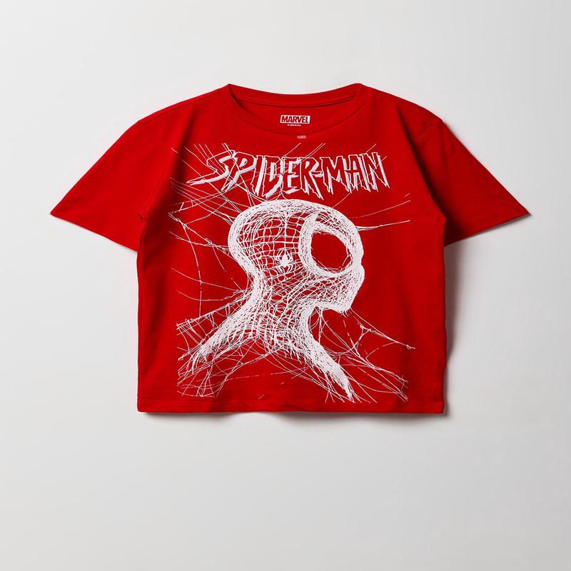 Kids Spider-Man Embroidered T-Shirt