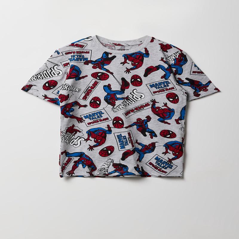 Kids Spider-Man Print T-Shirt