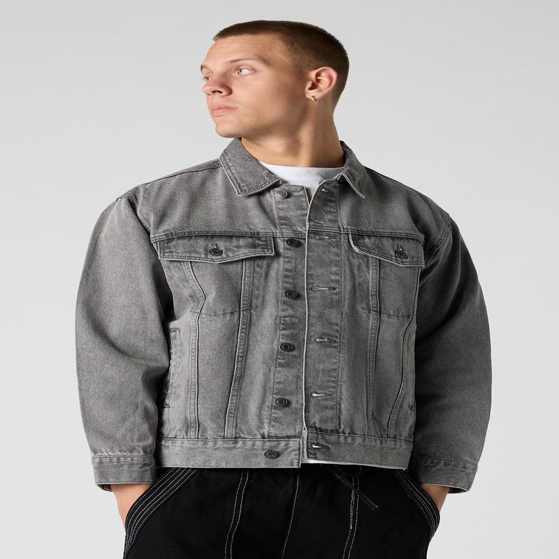 Relaxed Denim Trucker Jacket