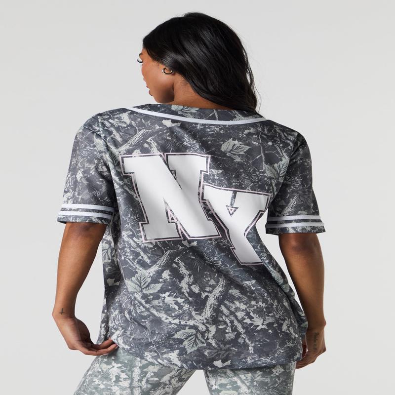 City Graphic Mesh Baseball Jersey