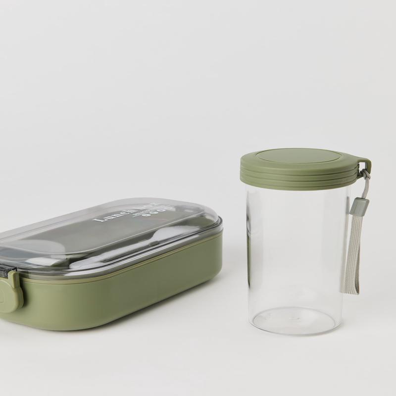 Ensemble bote  lunch et bouteille d'eau