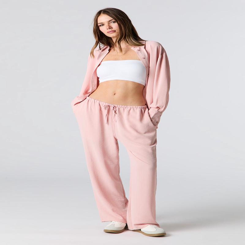 Pantalon fluide  taille coulissante